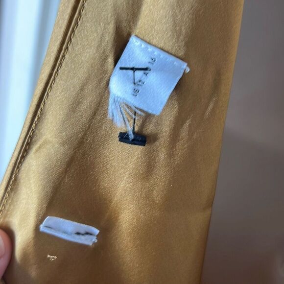 Petal & Pup NADIA ONE SHOULDER MAXI DRESS Bronze Nwot Size 12 - Picture 8 of 11